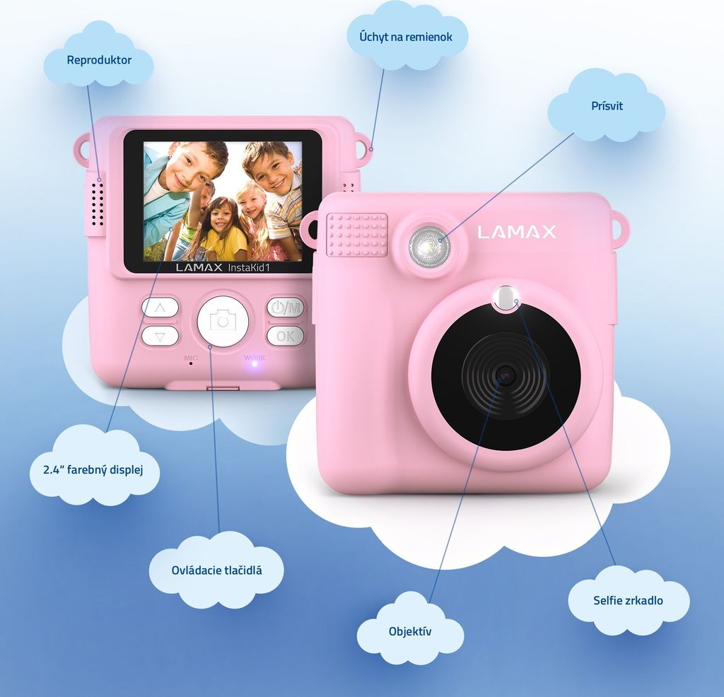 LAMAX InstaKid1 Pink Obrázok produktu 4