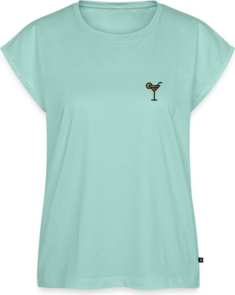 Spreadshirt Aperol Cocktail Stick JGA Sommerparty Frauen Casual T-Shirt, L, Mint