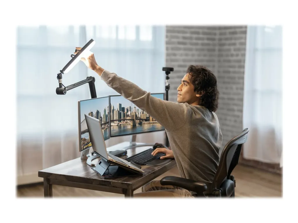 Fixation de bureau télescopique Kensington avec pince C pour table