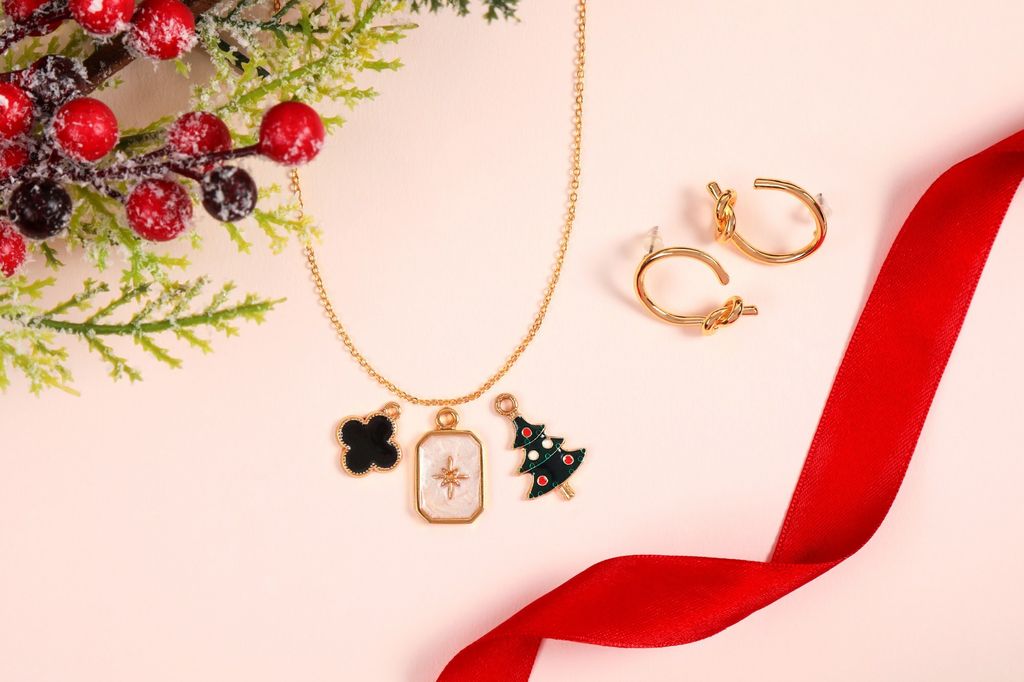 Jumeon, Advent Calendar Charm Mix 2, Adventskalender, 100 % 925er Sterlingsilber, SilverGold