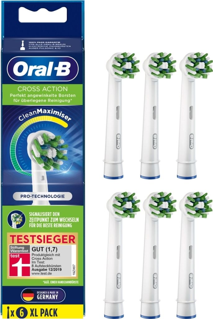 Aufsteckbürsten CrossAction, 6 Stück Produktbild 2
