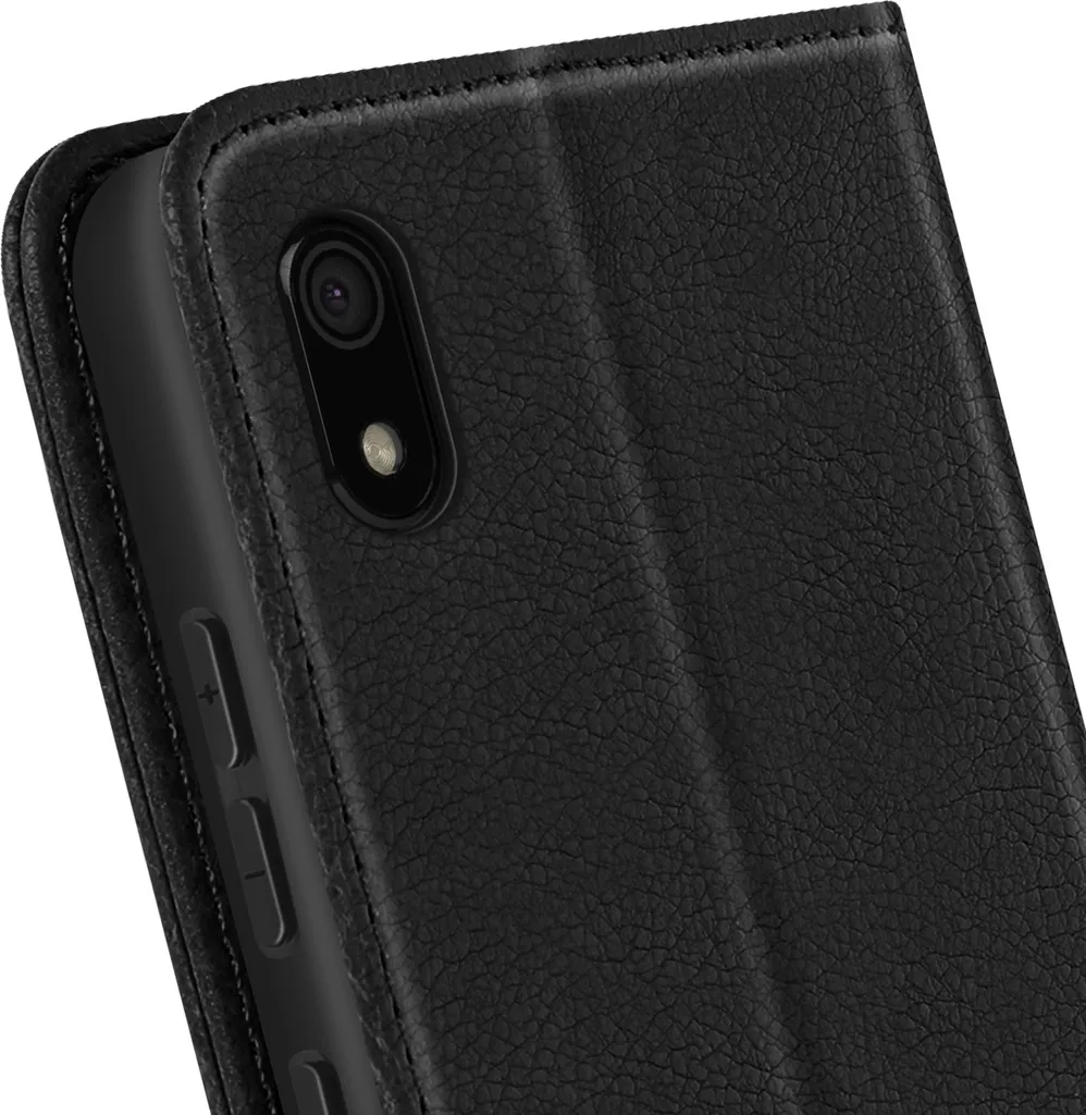 Cover a Libro Xiaomi Redmi 7A Avizar Nero - Protezione 360 Gradi - 3