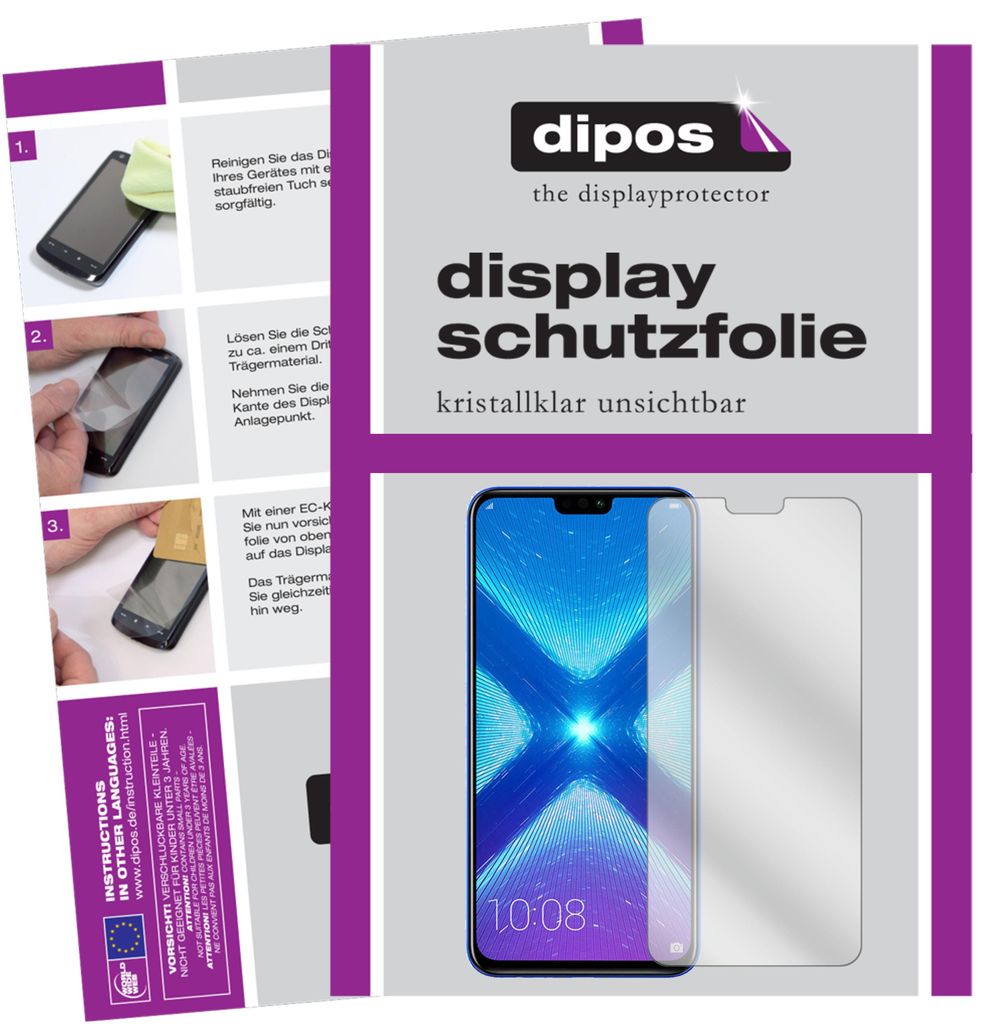 6x Schutzfolie für Huawei Enjoy Max klar Displayschutzfolie Folie Display Schutz