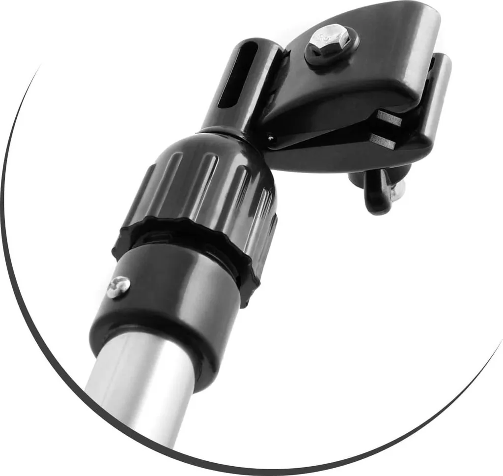Support parapluie inox télescopique avec fixation guidon multi-usage