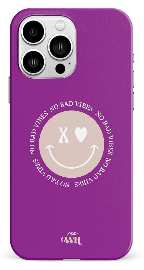 No Bad Vibes Purple - Kompatibel mit iPhone 14 Pro Max