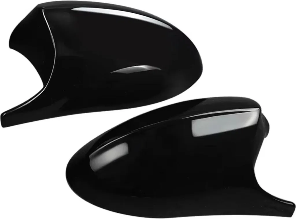 Paire de coques de rétroviseurs noirs pour BMW Série 3 E90 E91 E92 E81 - 3