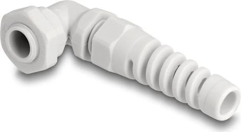 Pressacavo Delock Grigio 90° PG7 | IP68 Resistente e Affidabile - 1