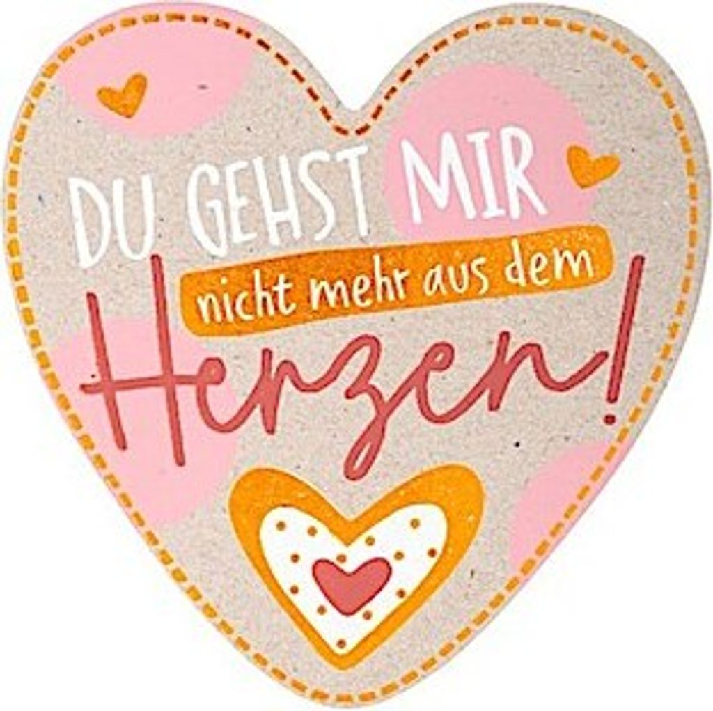 happy hearts Grußkarte klein »48« \Du Gehst mir nicht mehr Produktbild 