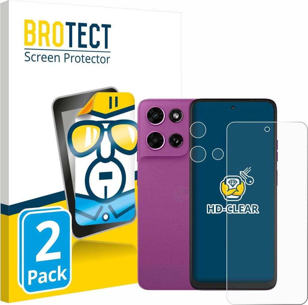 2x Für Motorola Moto G Play 2026 (Display+Kamera) Schutzfolie BROTECT Displayschutz Display Schutz Folie Klar Transparent