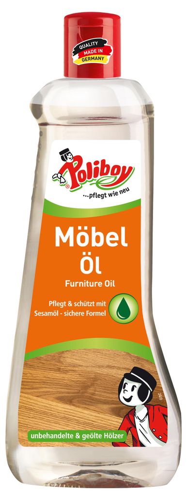 Poliboy Möbel Öl - Inhalt 500 ml, Reinigung & Pflege Produktbild 