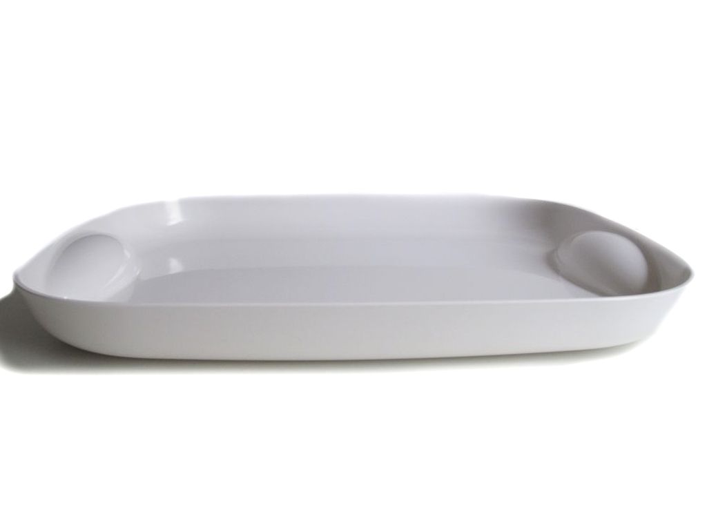 TUPPERWARE Allegra Tablett weiß Servier Tablett Produktbild 