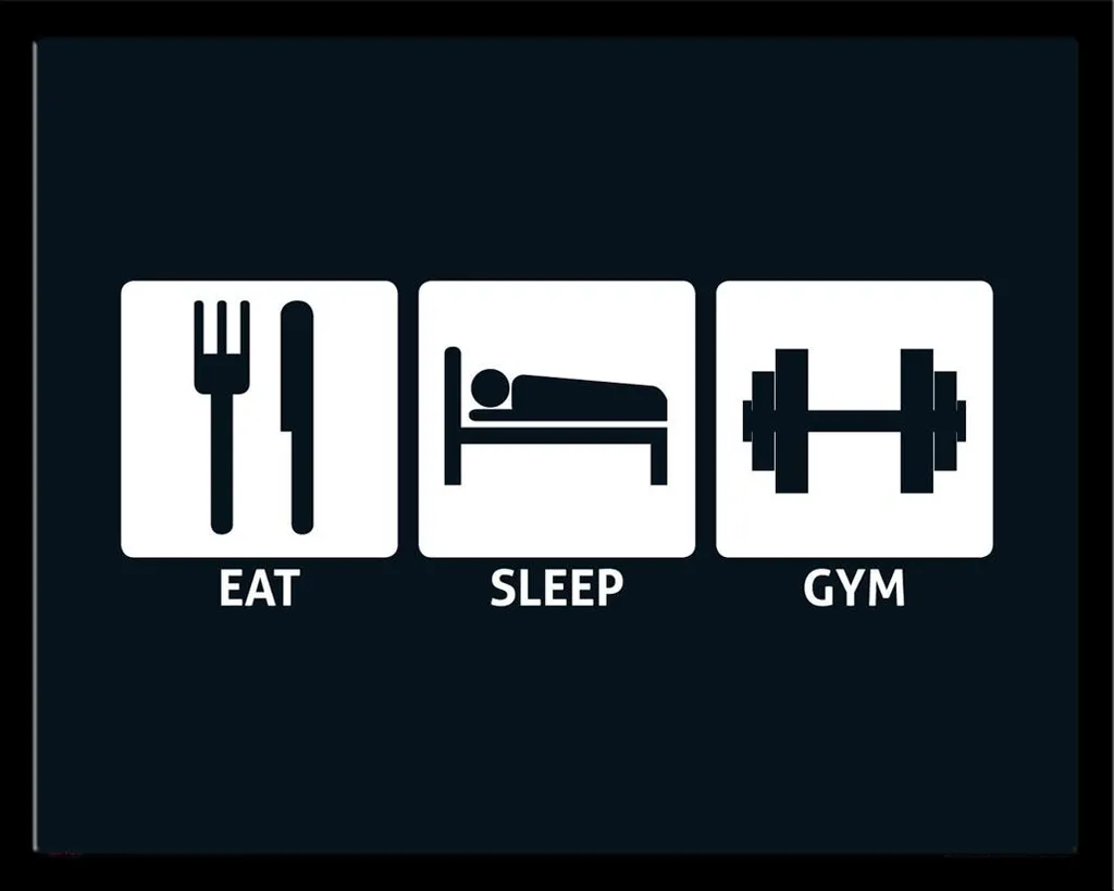 Poster Motivazionale Palestra Cornice Shinsuke Mini MDF Nero Arredo Gym