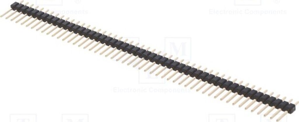 1x Stiftleiste THT Stift gerade männlich PIN: 50 2,54mm 1x50 087-1-050-0-F-XS0-12