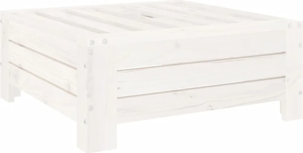 Copertura Base Ombrellone Legno Bianco vidaXL - Tavolino Design