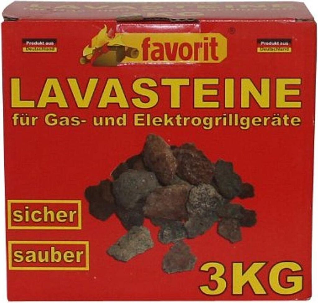 Favorit 3050 Lavasteine für Gas-/Elektrogrill 3 kg Immagine del prodotto 