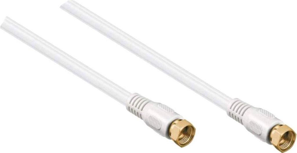 DINIC SAT-FF5-0W-KB, 5 m, F-Typ, F-Typ, Weiß