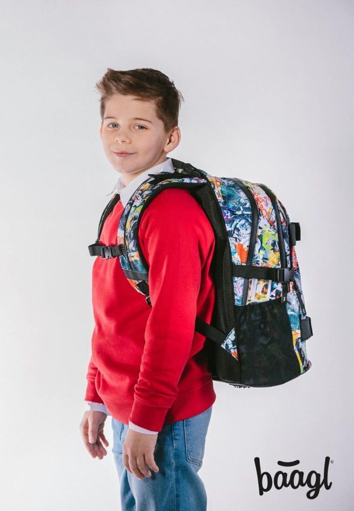 BAAGL Schulrucksack Skate Batman Comics Produktbild 16