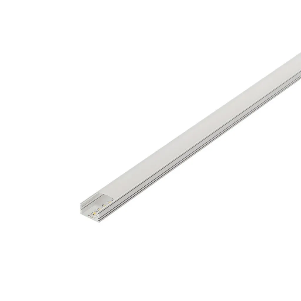Couverture Acrylique Frosted 2m Haute Transmission pour Rails LED 2713