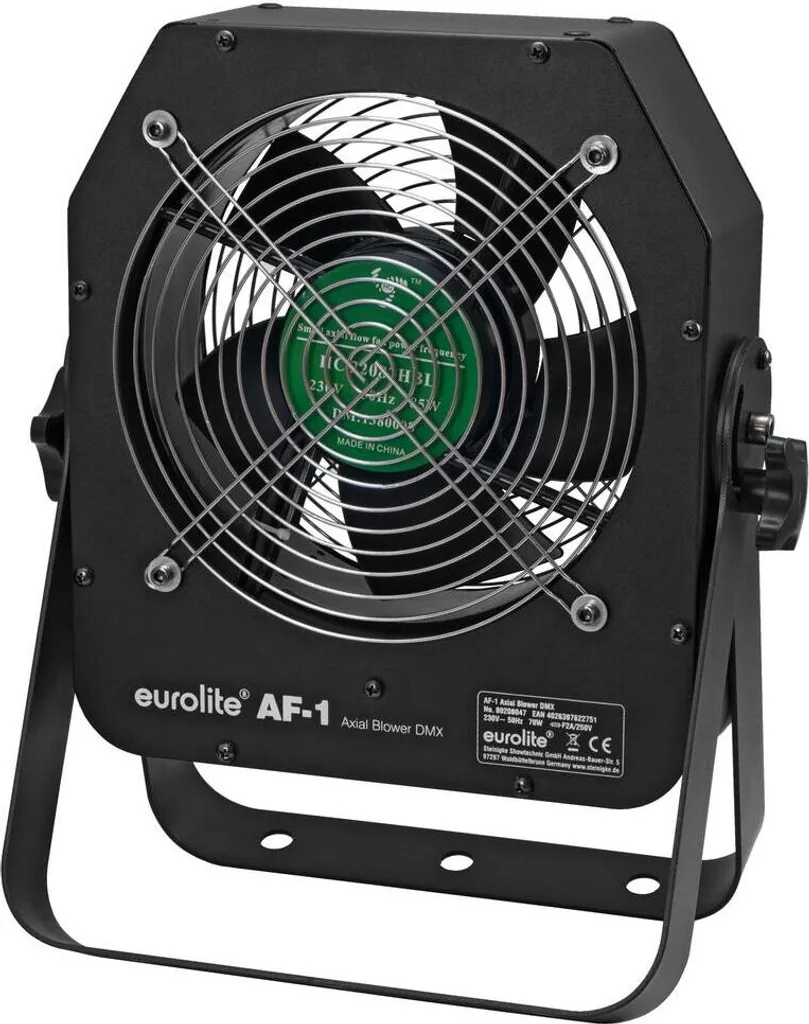 Ventilateur de scène DMX Eurolite AF-1 pour machine à fumée et vent