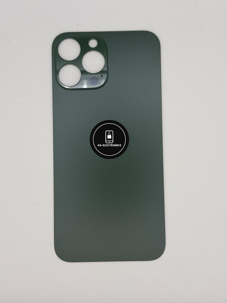 Rückseite Glas für iPhone 13 Pro Grün – Backcover Big Hole Produktbild 