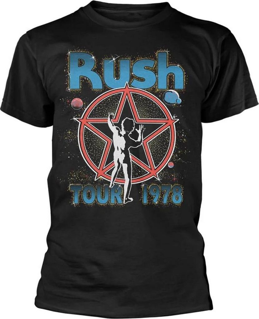 Rush - "Vortex" T-Shirt für Herren/Damen Uni HE2829 (S) (Schwarz)