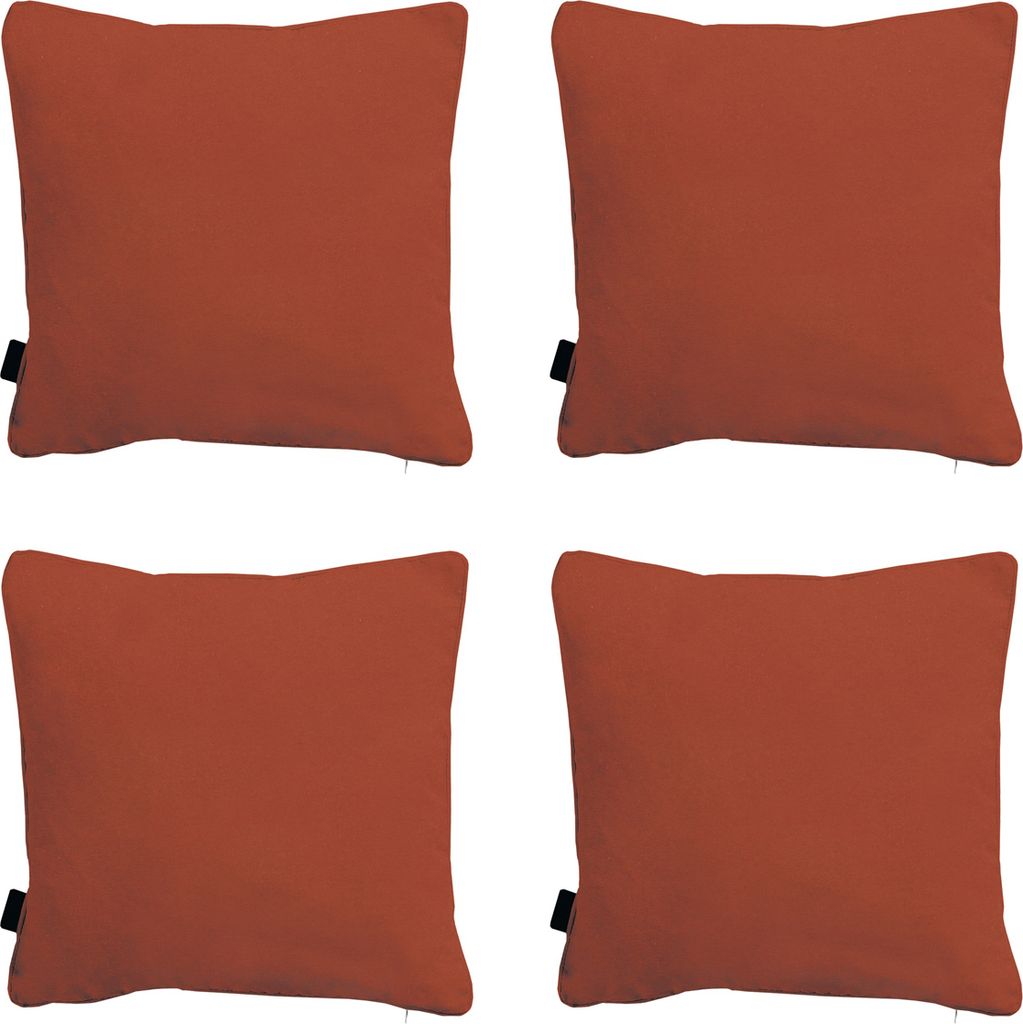 Madison - Dekokissen Panama terra - Ca. 45x45 cm - 4er-Set