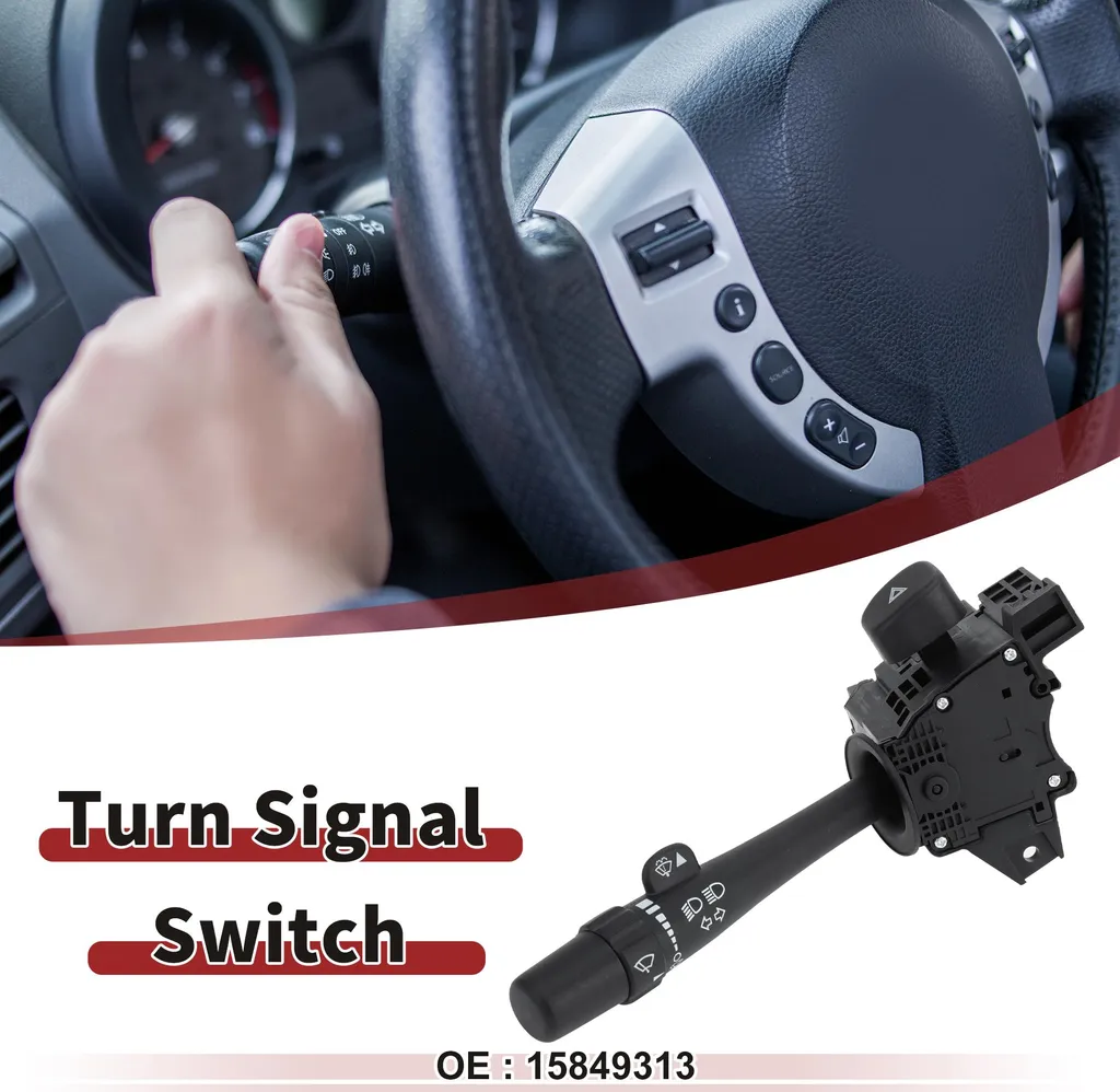 Levier de Clignotant 15849313 pour Chevrolet Silverado et GMC Sierra 1500