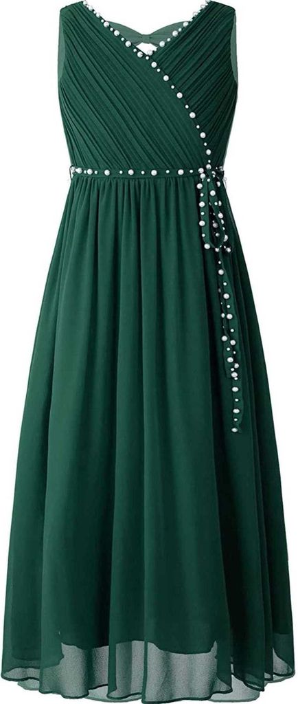 Mädchen Prinzessin Abendkleid Gr. 128 Cm Festlich Lang Produktbild 