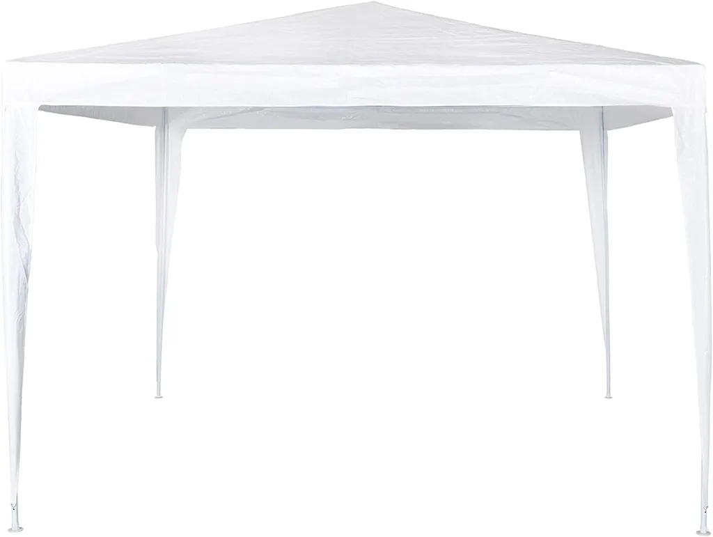 Aktive Pavillon Carré Blanc 3x3m en Plastique Résistant - One Size