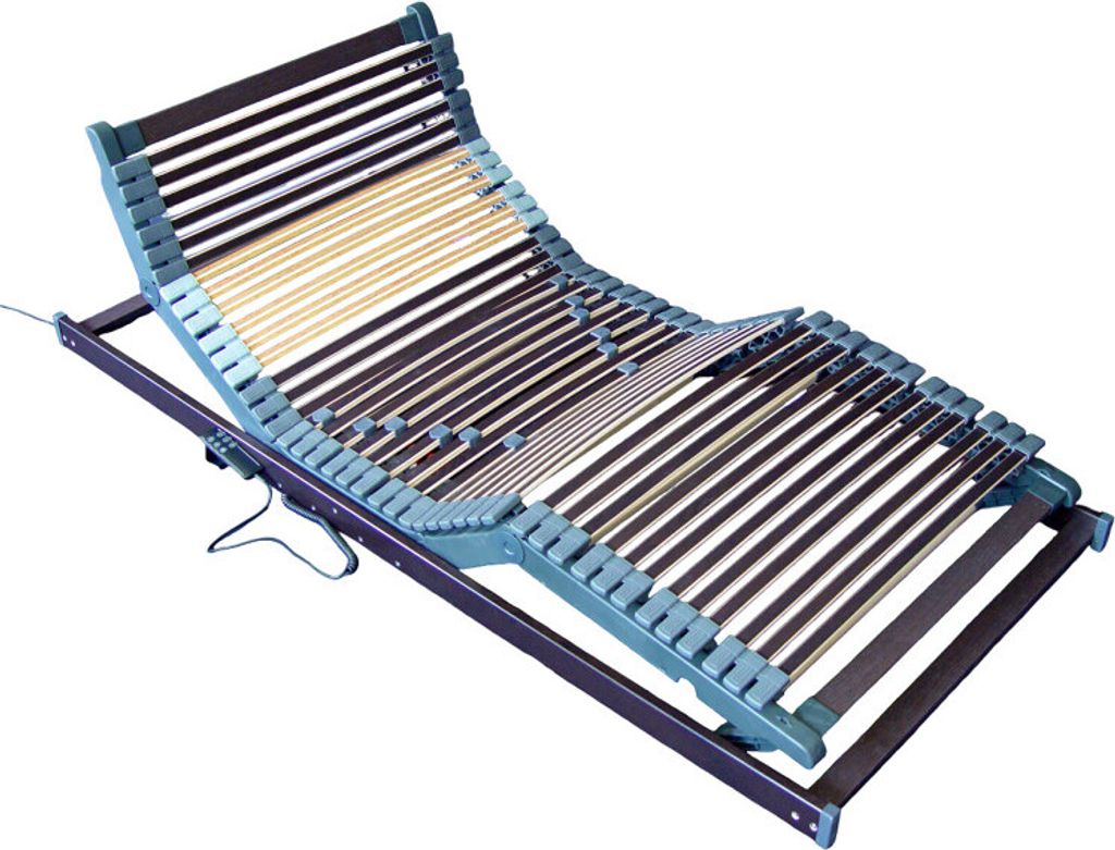fan Lattenrost Federholzrahmen Elastic Flex Plus M KF motorisch verstellbar 100x200 cm