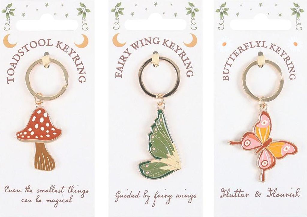 Something Different - "Enchanted" Schlüsselanhänger 18er-Pack SD10269 (Einheitsgröße) (Bunt)