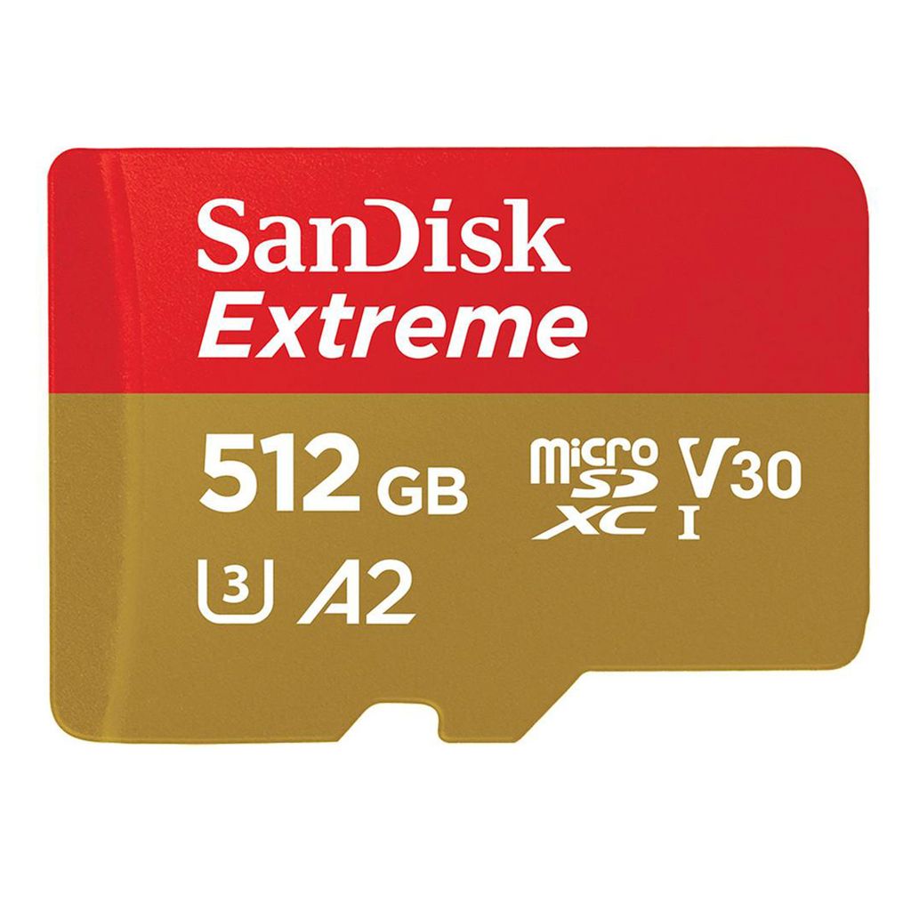 SanDisk Extreme 512 Go MicroSDXC UHS-I Klasse 10 Produktbild 