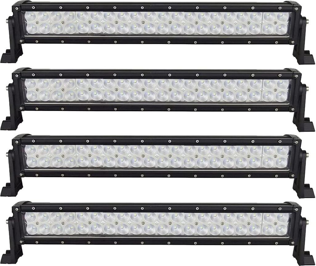 Greenmigo 4X 120W LED Arbeitsscheinwerfer weiß 12V 24V Flutlicht Reflektor Work Light Bar Scheinwerfer Arbeitslicht Offroad Arbeitslampe für Traktor