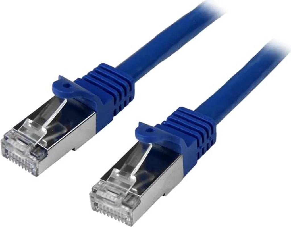 StarTech.com Cavo di rete Cat6 Ethernet Gigabit - Cavo Patch RJ45 SFTP da 1m - Blu