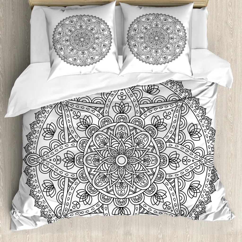 Ottimizza il Riposo: Copripiumino ABAKUHAUS Lotus 155x220 Antiacaro