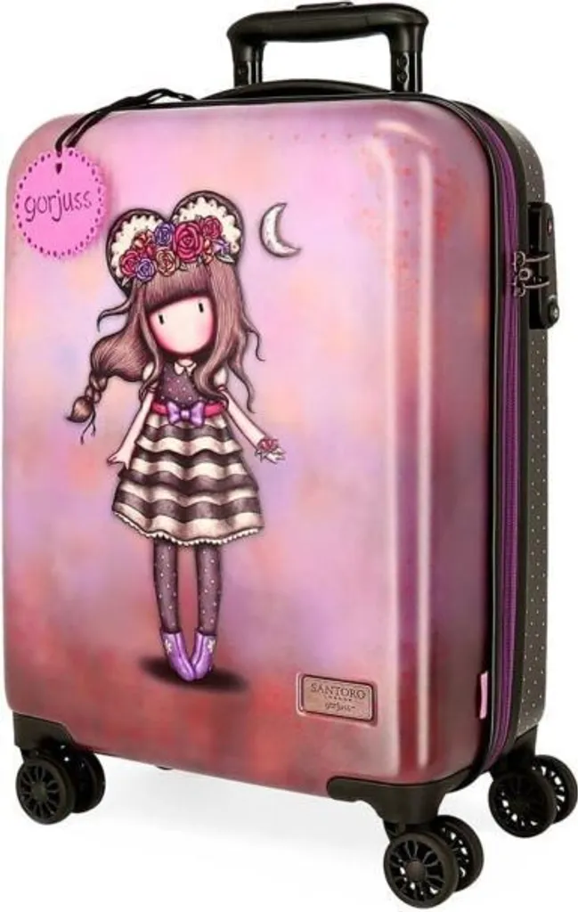 Valise Gorjuss Santoro Rose : Voyagez Léger et avec Style sans Effort