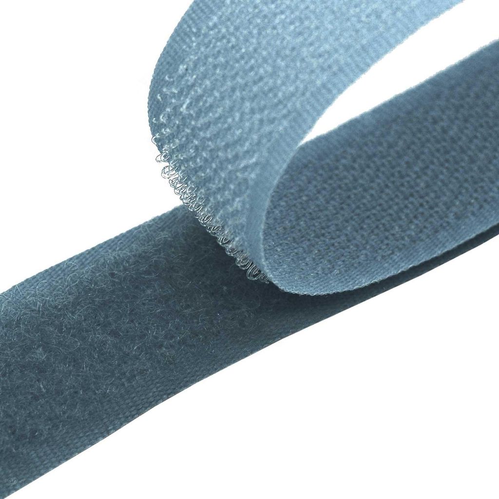 4m Klettband zum Nähen blau 280