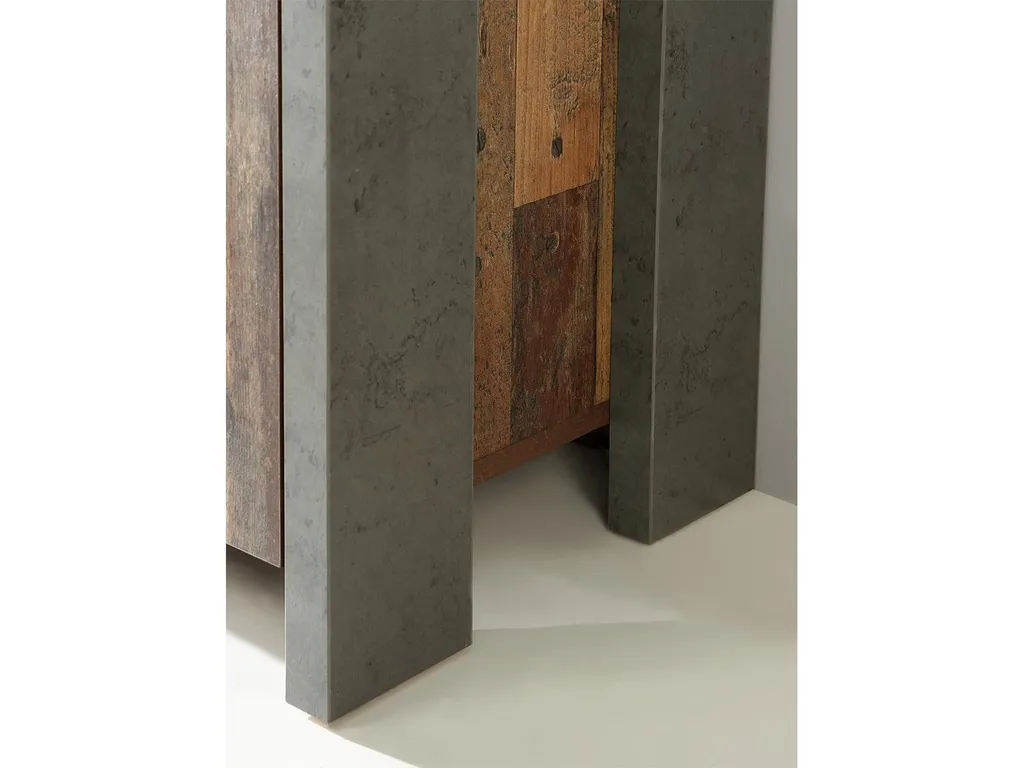 Optimisez votre Rangement avec le Highboard Celon Vintage 106x127 cm - 5