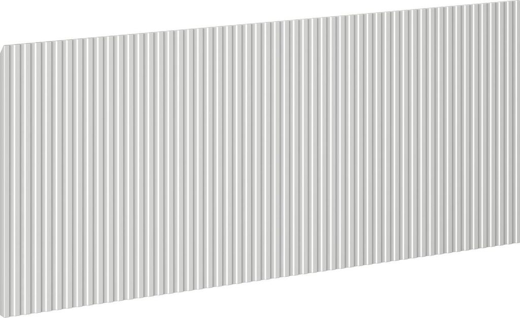 Mexen Rivel Front mit Riffelung für Badezimmer-Unterschrank 100 x 43,5 cm, graumatt - 91A20-1000-470-1-62