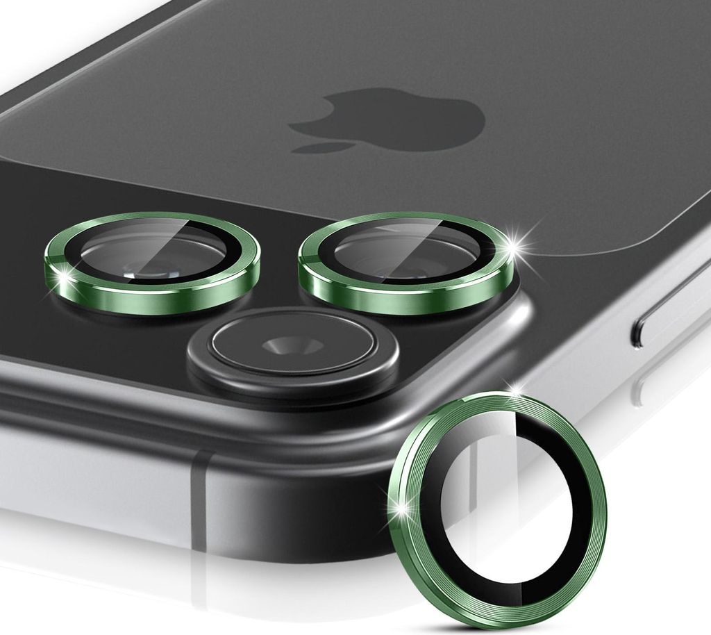 Kamera Linsenschutz Glas Set für Apple iPhone 17 Pro Schutzglas Camera Linse Panzerfolie 9H Pastell Grün