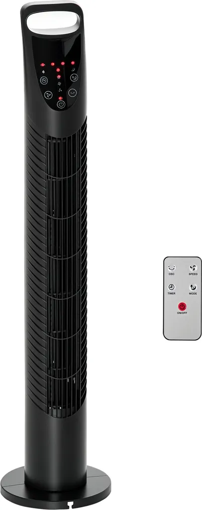 Ventilateur tour pour salon et bureau silencieux 40W avec oscillation 70°