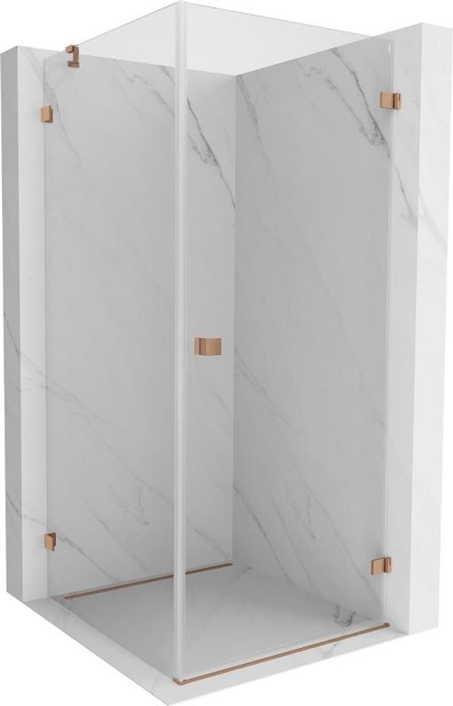 Mexen Lunar-B cabine de douche pivotante droite 100 x 100 Image du produit 