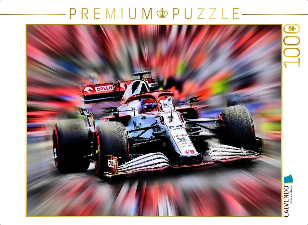 CALVENDO Puzzle Seit 2001 startete der Finne Kimi Räikkönen in der Formel 1, gewann einen Weltmeistertitel und beendete seine Karriere Ende 2021....