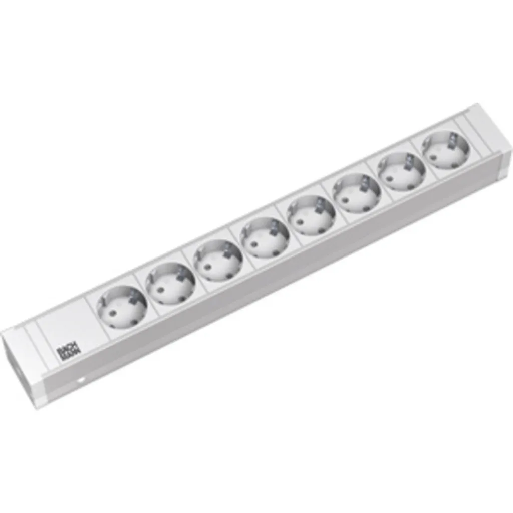 Bachmann 19.07.1364 - Prolunga Rack 8 Posti Schuko 1U Germania - 1