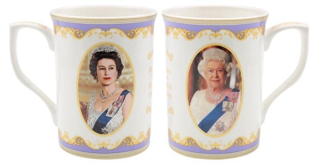 Tazza HM Queen Elizabeth II in porcellana finissima, tazza Immagine del prodotto 