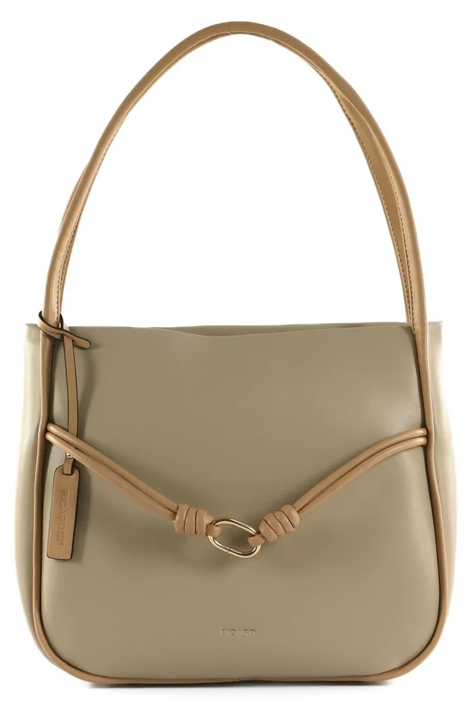 Sac à épaule en cuir souple Riviera Picard avec grand volume mud