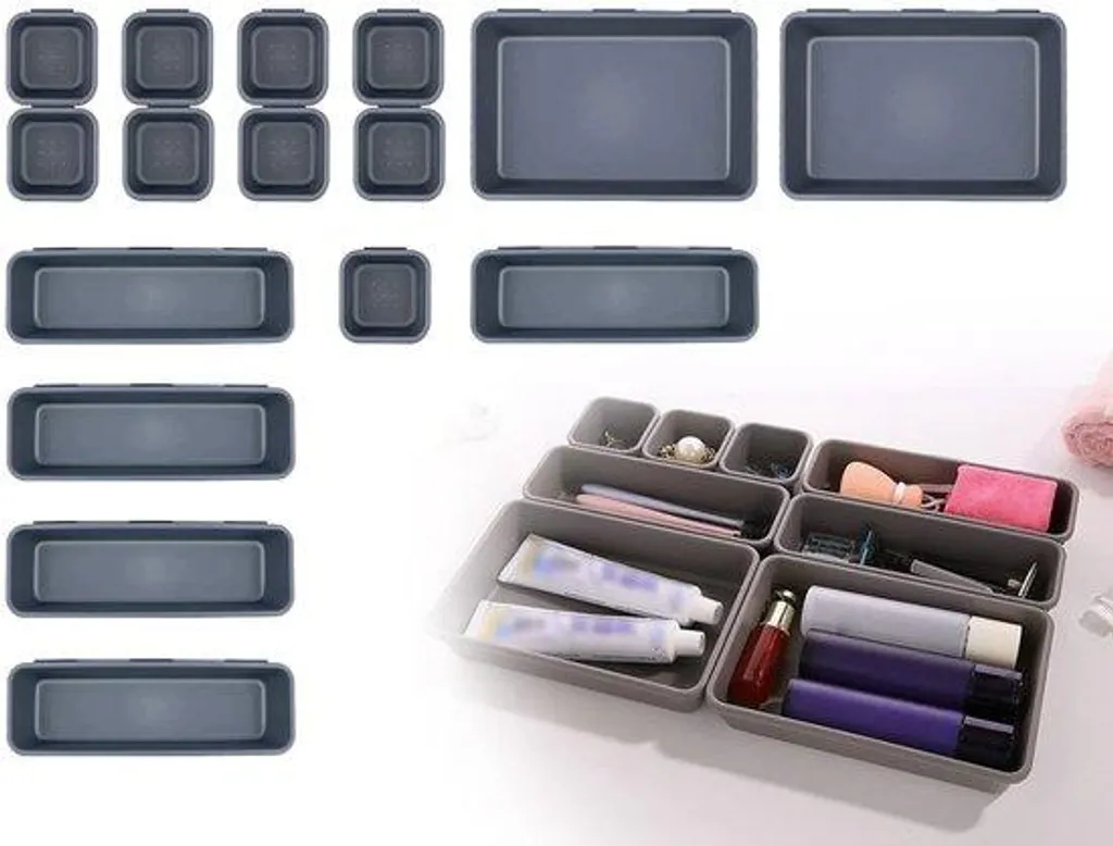 Kit rangement 16 pièces : fini le désordre dans vos tiroirs profonds