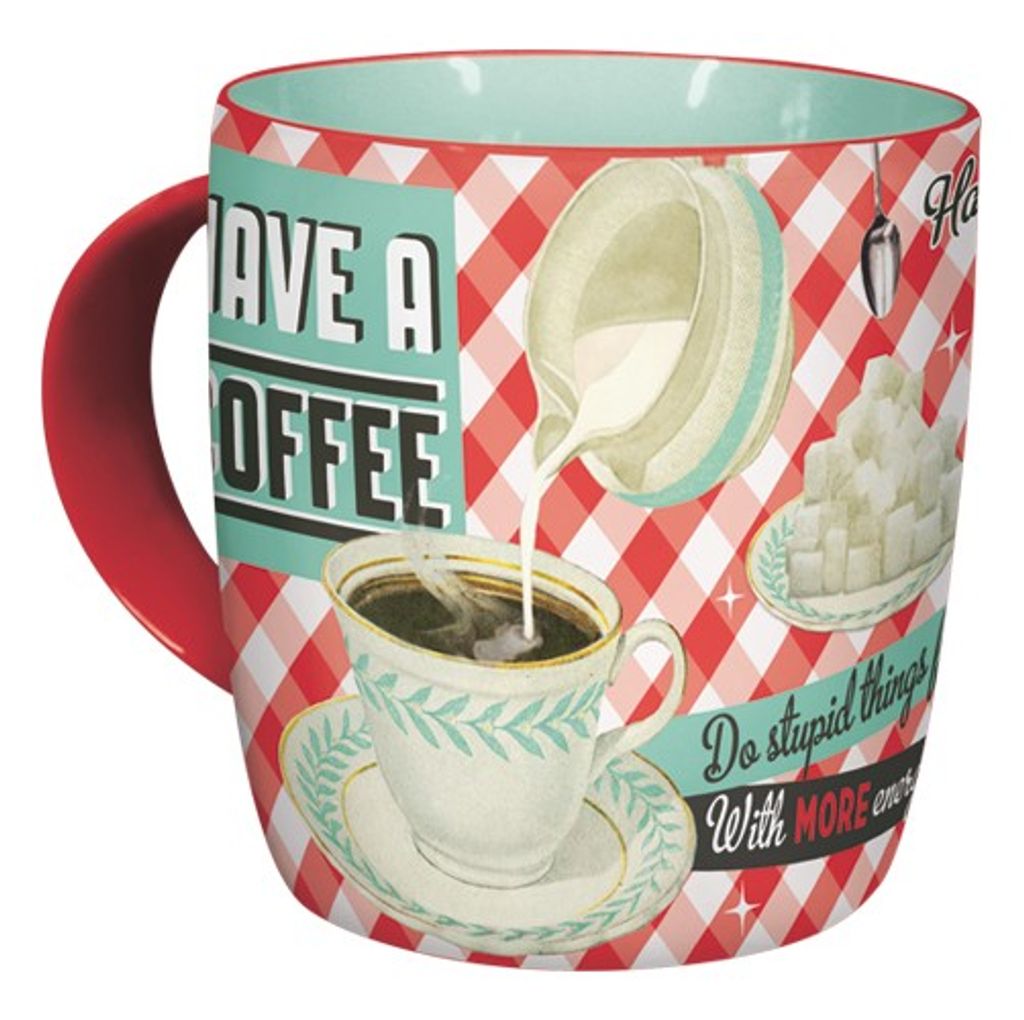 Dillo con la Tasse degli anni '50 "HAVE A COFFEE" Immagine del prodotto 