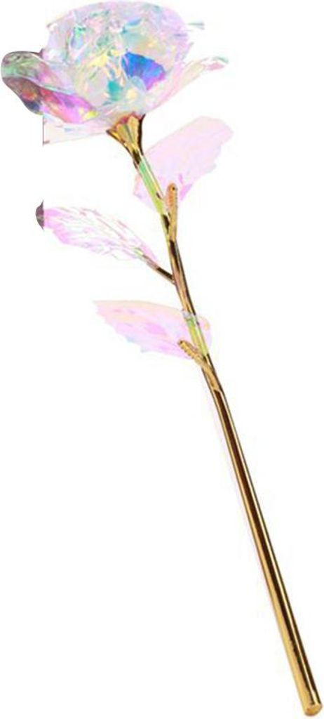 Simulation 24K Gold Rose Blume mit/ohne LED Thanksgiving Valentinstag Geschenk