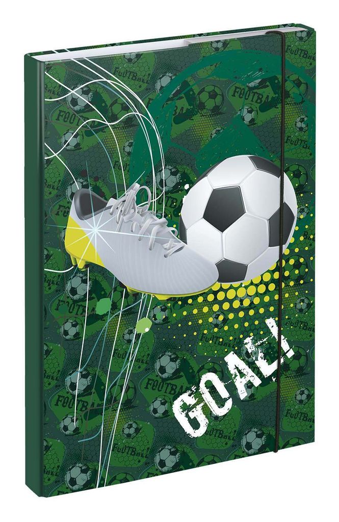 BAAGL Dosky na školské zošity A4 Futbal goal Obrázok produktu 
